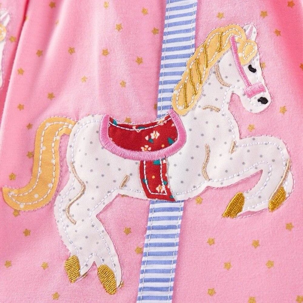 Pink Carousel Dress - Picture 4 of 5